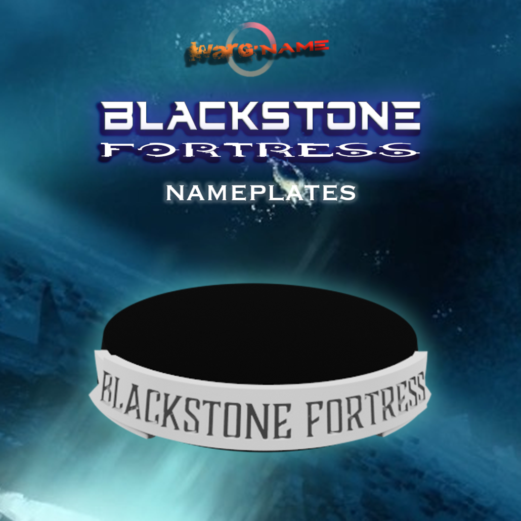 Blackstone Fortress Nameplate cover